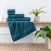 Dunelm Egyptian Cotton Peacock Towel