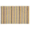 Dunelm Ashbourne Ochre Stripe Bath Mat -Simple Bathroom 30672728