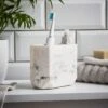 Dunelm Marble Resin Toothbrush Holder 2 Dunelm Marble Resin Toothbrush Holder -Simple Bathroom 30685796