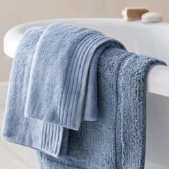 Dorma Tencel Sumptuously Soft Porcelain Blue Towel -Simple Bathroom 30686091 alt02
