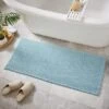 Dunelm Duck Egg Mini Bobble Bath Runner