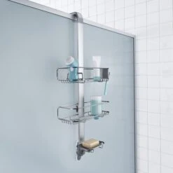 Simplehuman Silver Shower Caddy