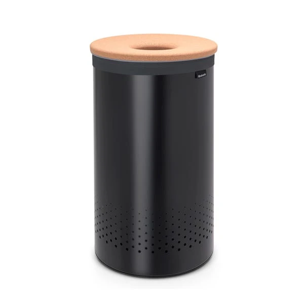 Brabantia Black Cork 60L Laundry Bin 4 Brabantia Black Cork 60L Laundry Bin - Image 2