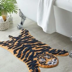 Dunelm Tiger Bath Mat