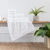 Dunelm White Egyptian Cotton Towel -Simple Bathroom 30712675