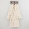 Dunelm Egyptian Cotton Natural Bath Robe -Simple Bathroom 30712901