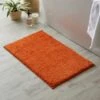 Dunelm Ultimate Paprika 100% Recycled Polyester Anti Bacterial Bath Mat