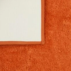 Dunelm Ultimate Paprika 100% Recycled Polyester Anti Bacterial Bath Mat -Simple Bathroom 30729336 alt02