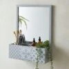 Dunelm Purity Geo Tile Grey Bathroom Mirror 1 Dunelm Purity Geo Tile Grey Bathroom Mirror -Simple Bathroom 30729415