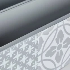 Dunelm Purity Geo Tile Grey Bathroom Mirror -Simple Bathroom 30729415 alt04