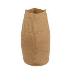 Dunelm Cotton Jute Natural Laundry Basket -Simple Bathroom 30729976 alt03