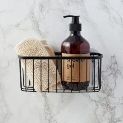 Dunelm Aquarack Black Organiser