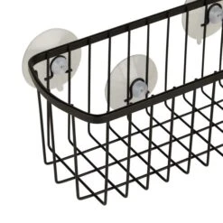 Dunelm Aquarack Black Organiser -Simple Bathroom 30730619 alt03