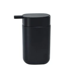 Dunelm Black 400ml Anti Bacterial Lotion Dispenser -Simple Bathroom 30730733 alt02