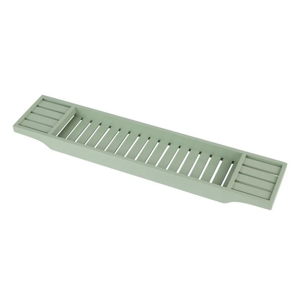 Sage Green Bamboo Bath Rack 4 Sage Green Bamboo Bath Rack - Image 2
