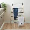 Dunelm Ladder Bamboo Matt Black Indoor Airer 1 Dunelm Ladder Bamboo Matt Black Indoor Airer -Simple Bathroom 30734920