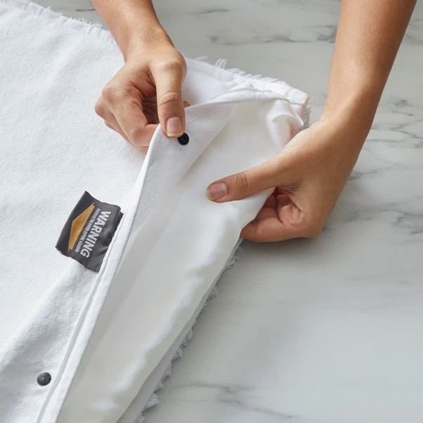 White Dorma Memory Foam Bath Rug 5 White Dorma Memory Foam Bath Rug - Image 3