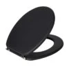 Mainstream By Aqualona Black Soft Touch Toilet Seat -Simple Bathroom 30747097