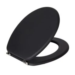 Mainstream By Aqualona Black Soft Touch Toilet Seat