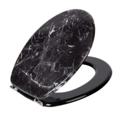 Mainstream By Aqualona Dark Marble Toilet Seat
