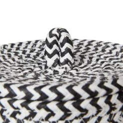 Dunelm Paper Black Woven Toilet Roll Storage -Simple Bathroom 30747122 alt04