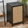 Dunelm French Cane Black Laundry Hamper 2 Dunelm French Cane Black Laundry Hamper -Simple Bathroom 30747345
