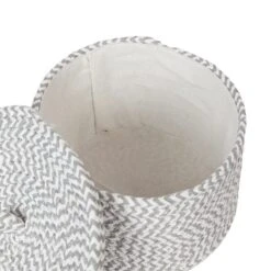 Dunelm Set Of 2 Paper Grey Woven Storage Baskets 10 Dunelm Set Of 2 Paper Grey Woven Storage Baskets -Simple Bathroom 30747768 alt03