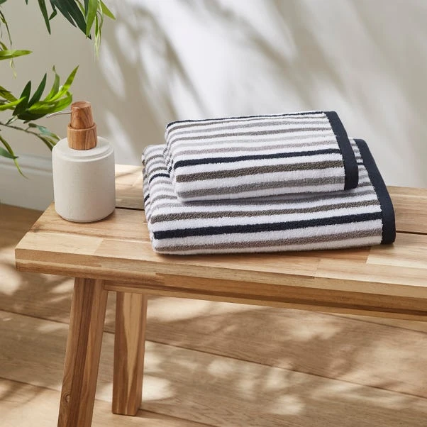 Dunelm London Stripe Towels 3 Dunelm London Stripe Towels
