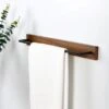 Dunelm Fulton Wood Black Towel Rail -Simple Bathroom 30748005