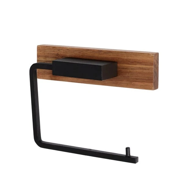 Dunelm Fulton Wood Black Toilet Roll Holder 5 Dunelm Fulton Wood Black Toilet Roll Holder - Image 3