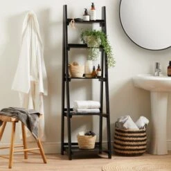 Dunelm Nautical Black Ladder Shelves