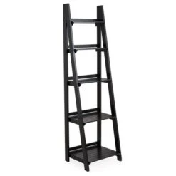 Dunelm Nautical Black Ladder Shelves -Simple Bathroom 30751186 alt03