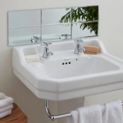 Dunelm Pack Of 6 Metro Tile Mirrors