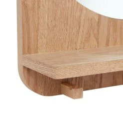 Dunelm Wooden Shelf Mirror -Simple Bathroom 30754938 alt03