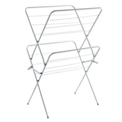 2 Tier White Indoor Airer -Simple Bathroom 30756129 alt02