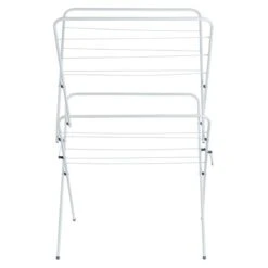 2 Tier White Indoor Airer -Simple Bathroom 30756129 alt03