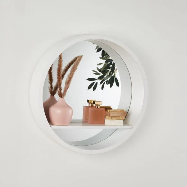 Dunelm Nautical Round Storage Mirror, 50cm 3 Dunelm Nautical Round Storage Mirror, 50cm