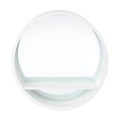 Dunelm Nautical Round Storage Mirror, 50cm 8 Dunelm Nautical Round Storage Mirror, 50cm -Simple Bathroom 30759303 alt02