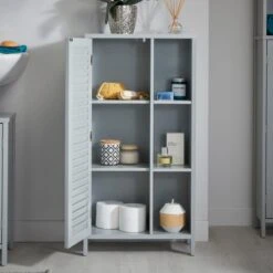 Dunelm Tuscany Console Unit Grey 10 Dunelm Tuscany Console Unit Grey -Simple Bathroom 30764102 alt02