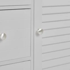 Dunelm Nautical Grey 3 Drawer Console Unit -Simple Bathroom 30764881 alt04