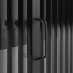 Dunelm Stannis Reeded Glass Under Sink Unit -Simple Bathroom 30765707 alt05