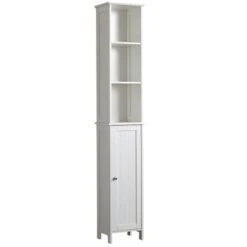 Dunelm Rimini White Tall Cabinet -Simple Bathroom 30765735 alt04