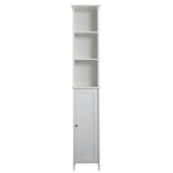 Dunelm Rimini White Tall Cabinet -Simple Bathroom 30765735 alt05