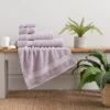 Dunelm Heather Egyptian Cotton Towel -Simple Bathroom 30766371