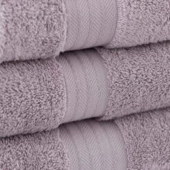 Dunelm Heather Egyptian Cotton Towel -Simple Bathroom 30766371 alt02