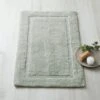 Dorma Sumptuously Soft Grey Green Bath Mat -Simple Bathroom 30766503