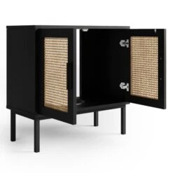 Dunelm Winslow Undersink Unit Black Rattan -Simple Bathroom 30766794 alt04