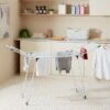 Dunelm Clothes Horse Airer With Wings -Simple Bathroom 30767358