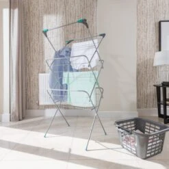 Addis 3 Tier Airer With Hooks -Simple Bathroom 30769063 alt04