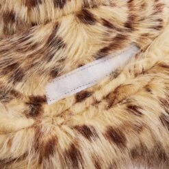 Dunelm Faux Fur Cheetah Neck Hot Water Bottle -Simple Bathroom 30771913 alt03